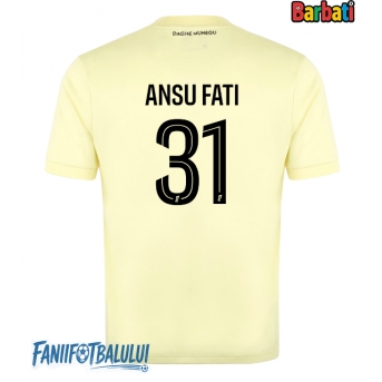 AS Monaco Ansu Fati #31 Tricou Fotbal Replică 2025-26 Barbati Treilea